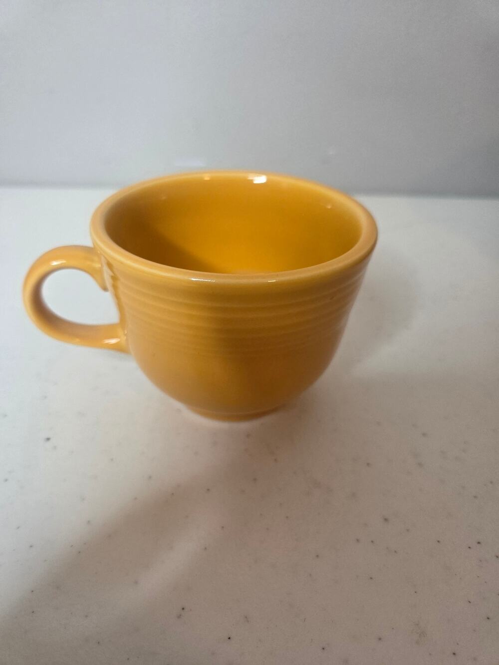 Fiestaware Marigold Cup & Saucer Retired Replacement China Vintage Yellow Set